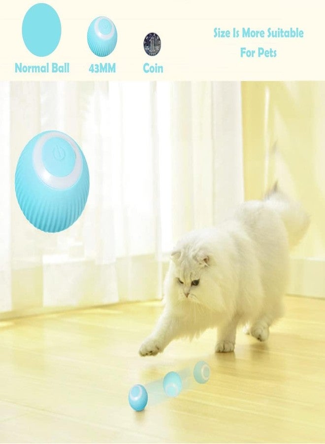 SIMESTICH Smart LED 360° Rotating Cat Toy Ball - Interactive Rechargeable Cat Toy with LED Lights & Automatic Obstacle Avoidance - Fun, Safe, and Engaging Play for Cats - Image 4